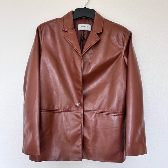 Babaton - Logan Vegan Leather Jacket - Picture 3 of 6